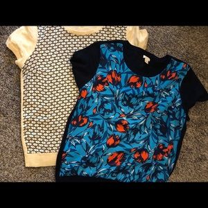JCrew shirt sleeve sweaters XL (2)